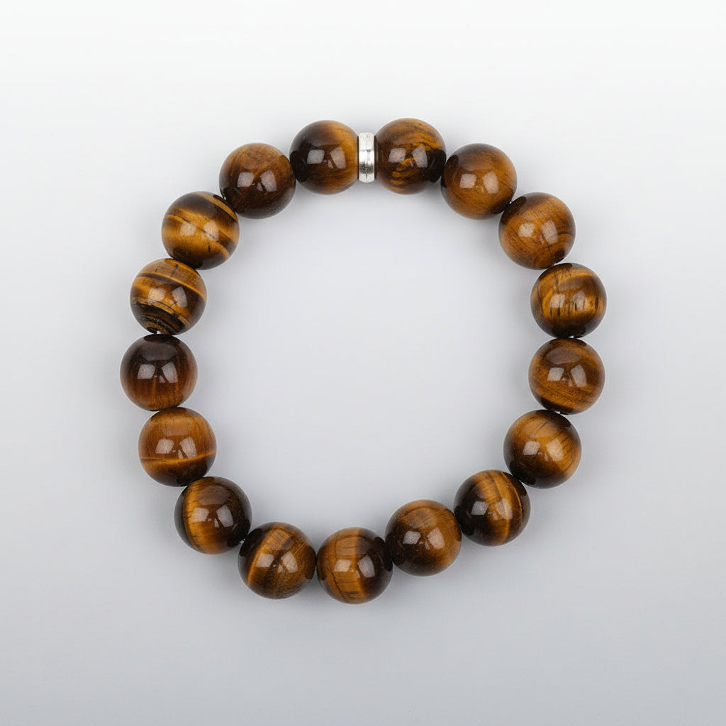 Tiger Eye Bracelet-14 mm