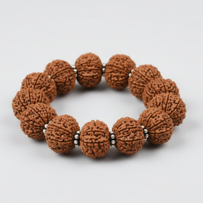 12 Mukhi Surya Bracelet-Collector-Woolen Spacers