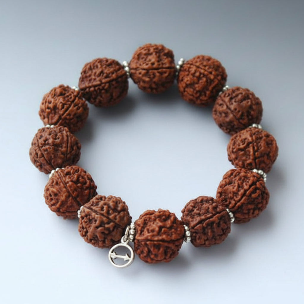 7 Mukhi Mahalakshmi Bracelet-Small-Silver Chakri