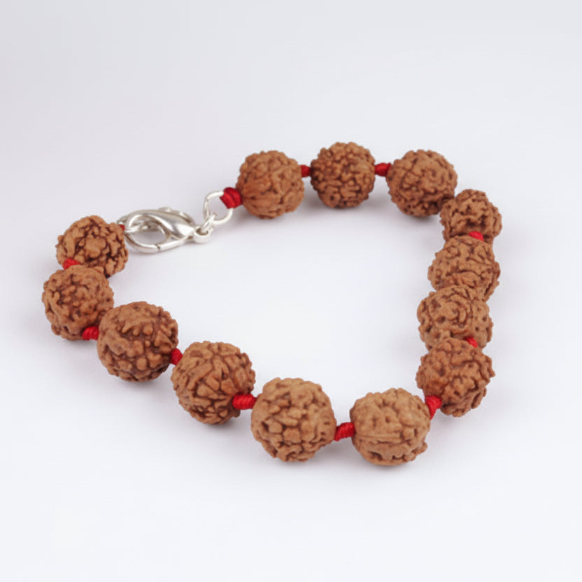 Rudraksha Bracelet in Thread - 11 mm