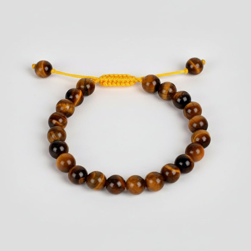 Tiger Eye Bracelet (8 mm)-Elastic