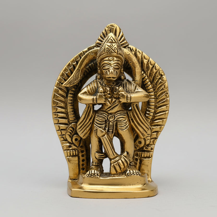Ram Bhakt Hanuman Brass Murti