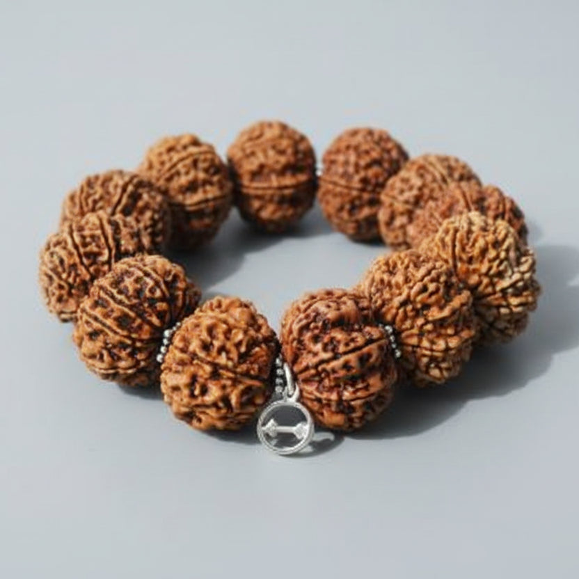 8 Mukhi Ganesh Bracelet-Small-Silver Chakri