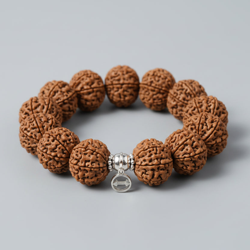 8 Mukhi Ganesh Bracelet-Collector-Woolen Spacers