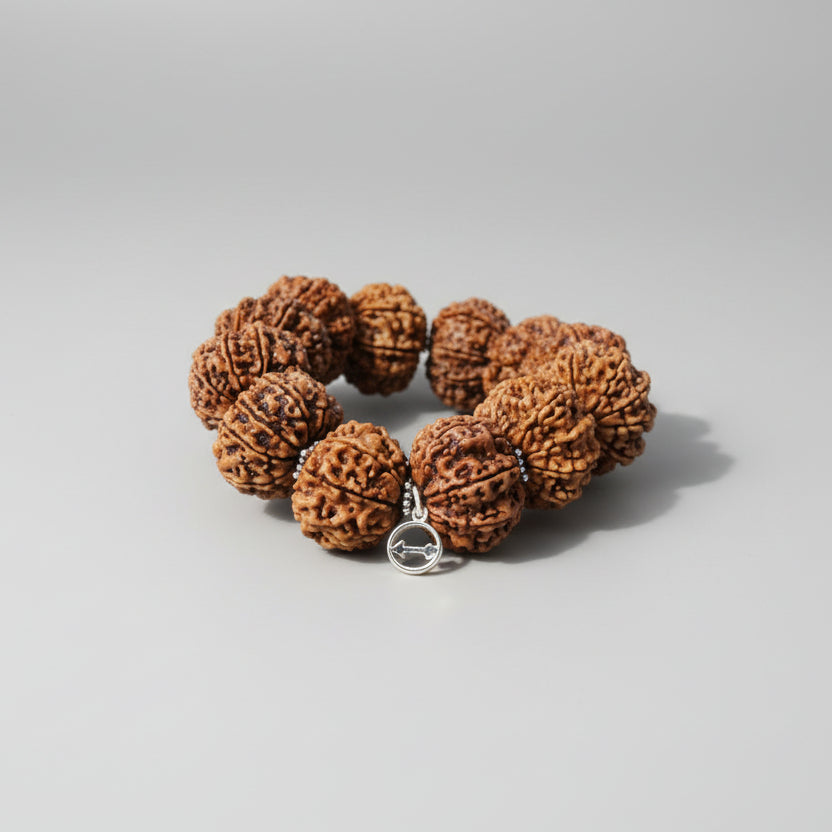 8 Mukhi Ganesh Bracelet-Small-Silver Chakri
