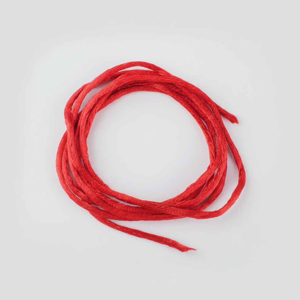 Art Silk Thread-White