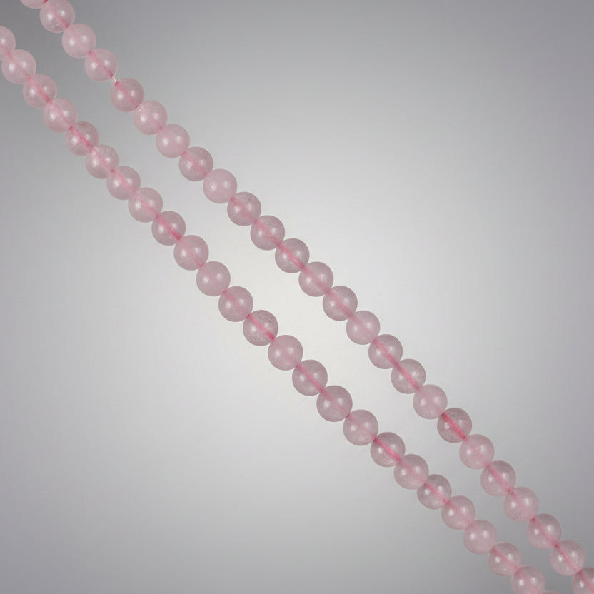 Rose Quartz Gemstone Mala-6 mm