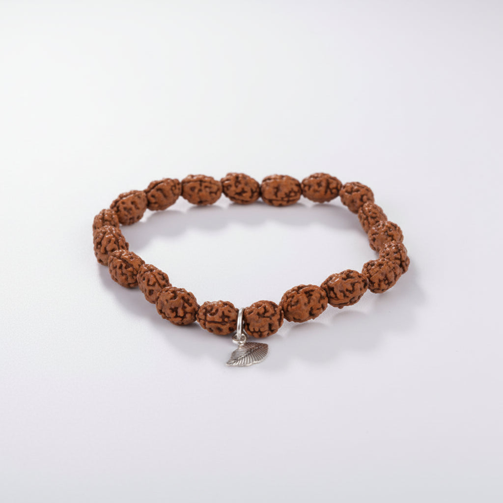 2 Mukhi Moon Java Bracelet (I)-12 mm