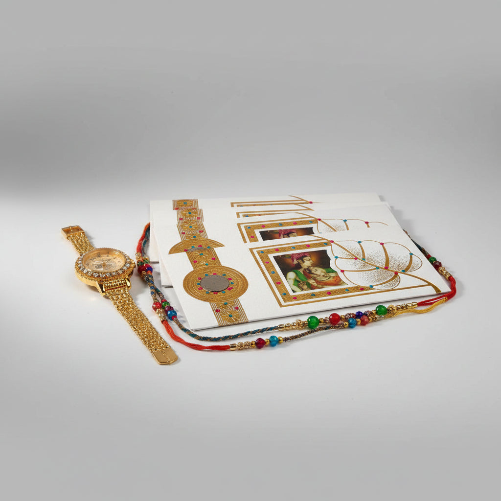 Radha Krishna Envelope III-White