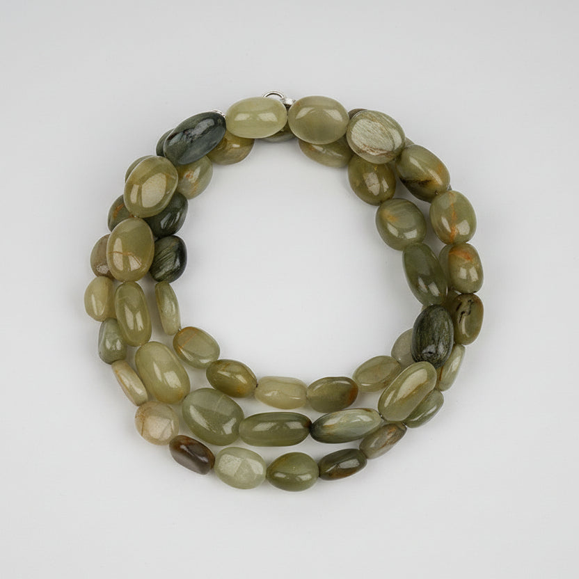 Cat's Eye Oval Shape Mala-108+1 Beads