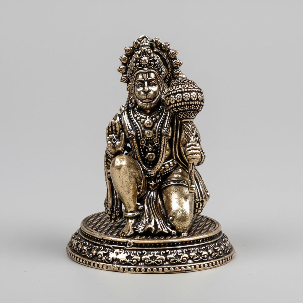 Blessing Bajrangbali Ashtadhatu Idol