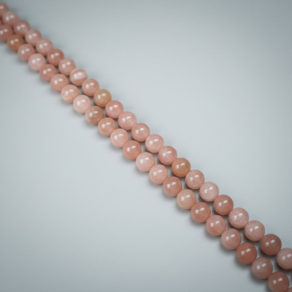 Natural Sunstone Mala-6 mm