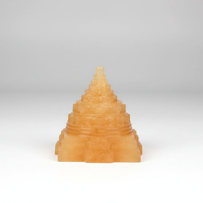 Yellow Jade Shree Yantra 250 to 260 gms