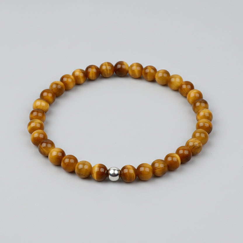 Brown Cats Eye Bracelet-6 mm