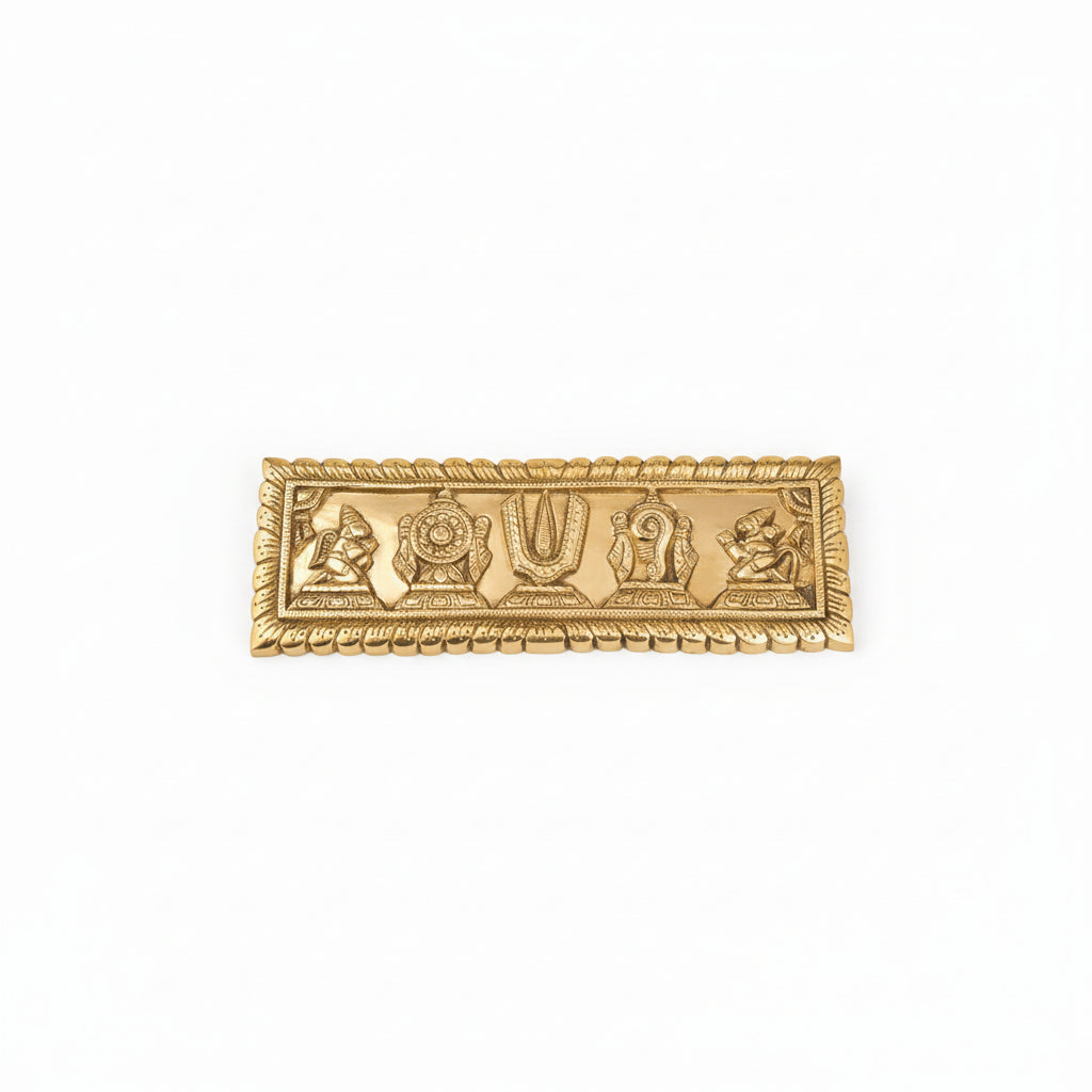 Balaji Wall Hanging in Brass