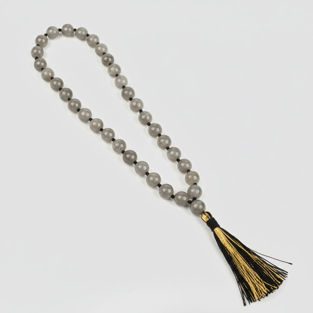 Natural Labradorite Mala-7 mm