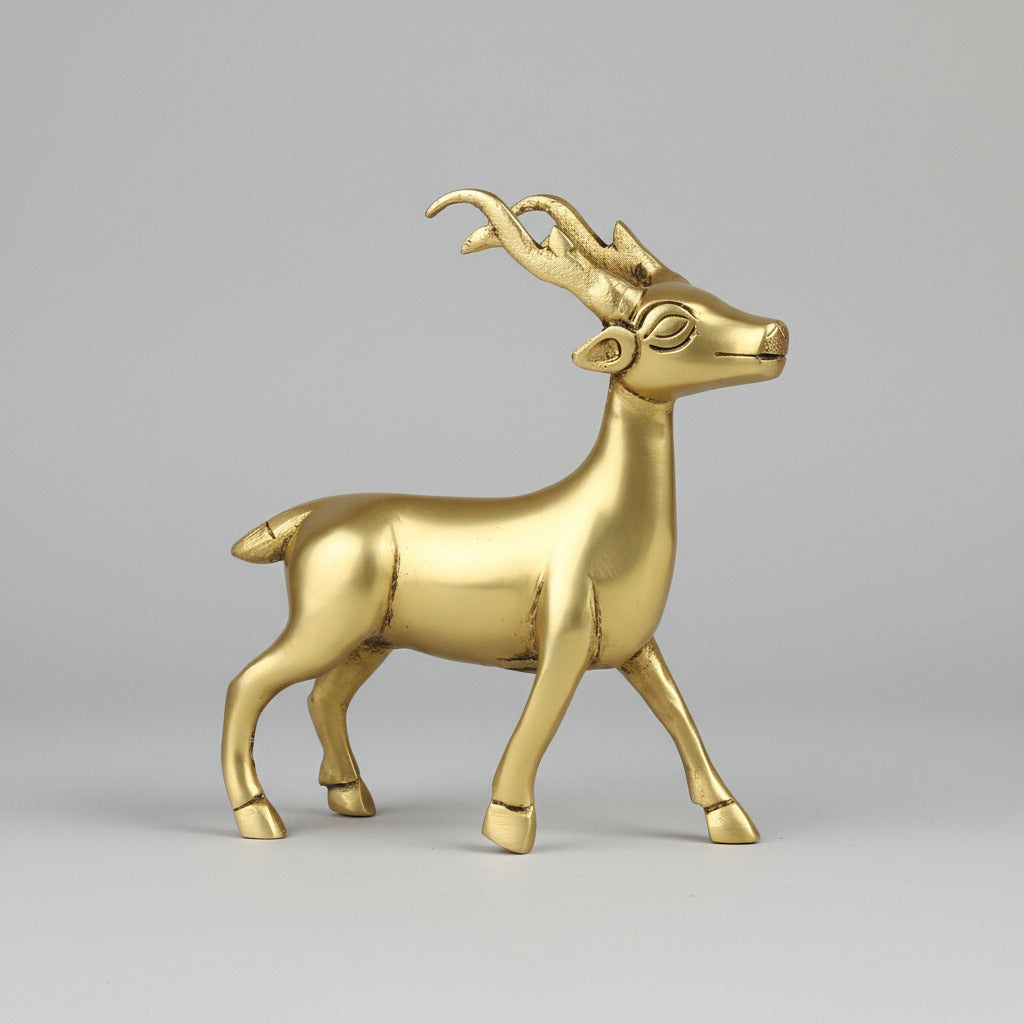 Deer Brass Murti