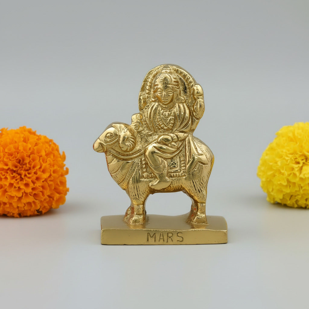 MarsMangal Graha) Brass Idol-Antique Finish