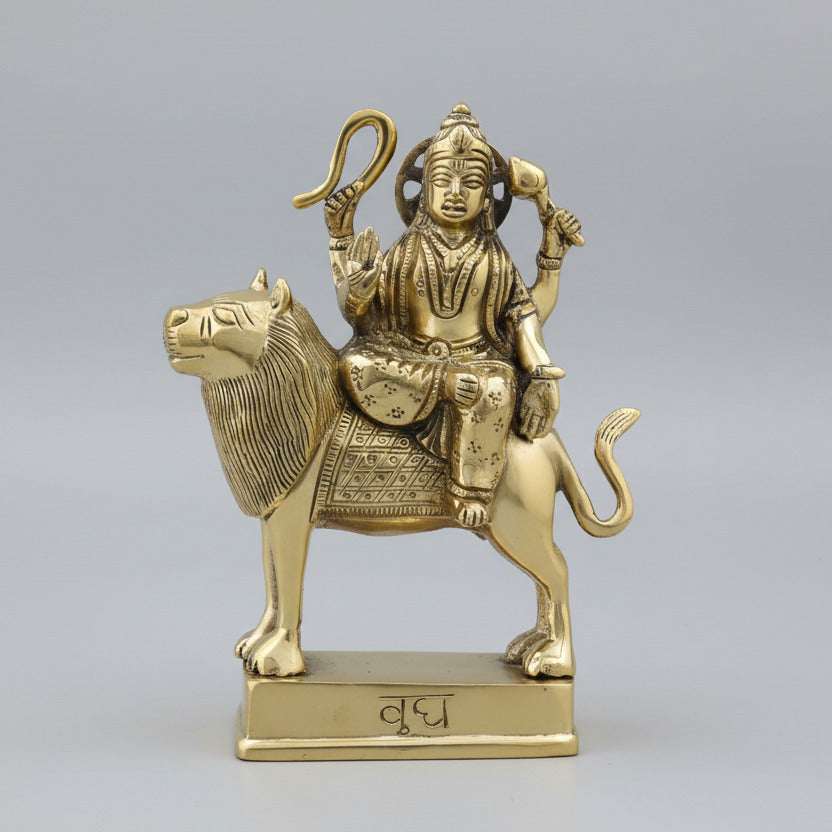Mercury Budha Graha Brass Idol