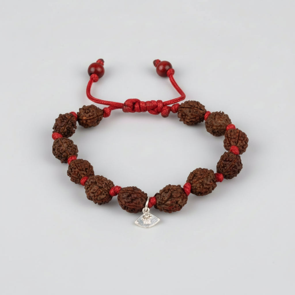 2 Mukhi Moon Bracelet in Thread
