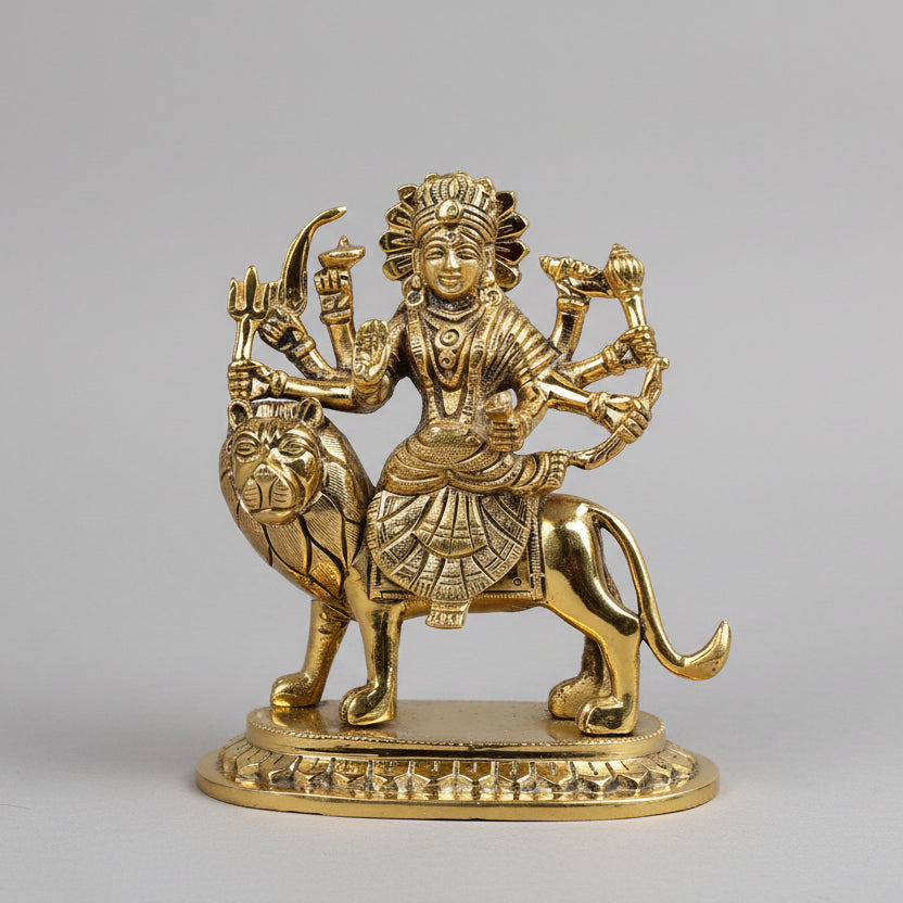 Durga Mata Brass Murti