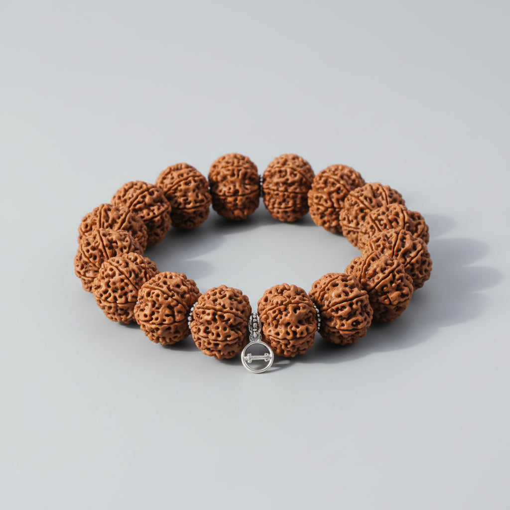 14 Mukhi Hanuman Bracelet-Silver Chakri