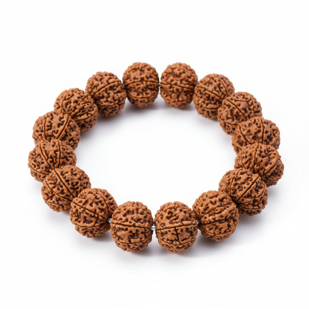 14 Mukhi Hanuman Bracelet-Woolen Spacers