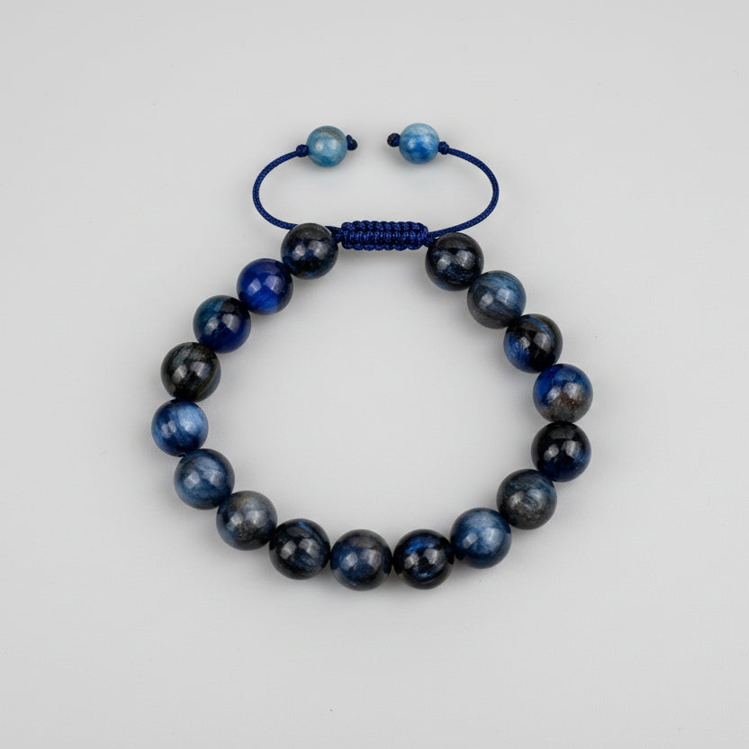 Kyanite Bracelet With Adjustable Thread
