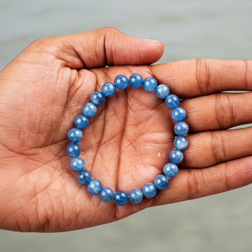 Kyanite Bracelet In Elastic (I)