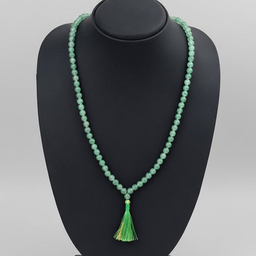 Green Aventurine Round Mala-8 mm