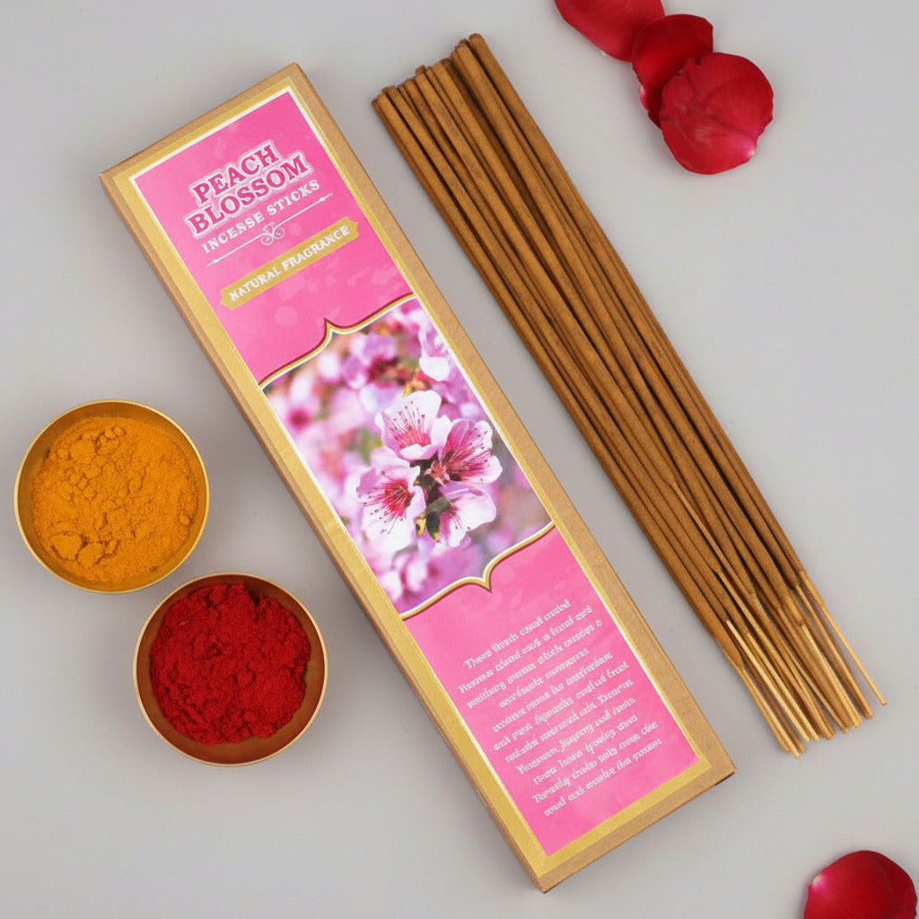 Peach Blossom Masala Incense Sticks