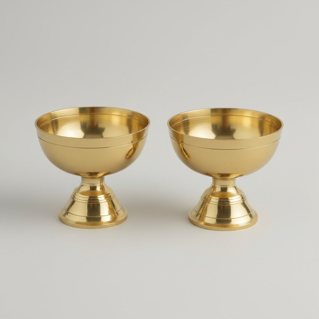 Ornate Aarti Diya -Set of 2