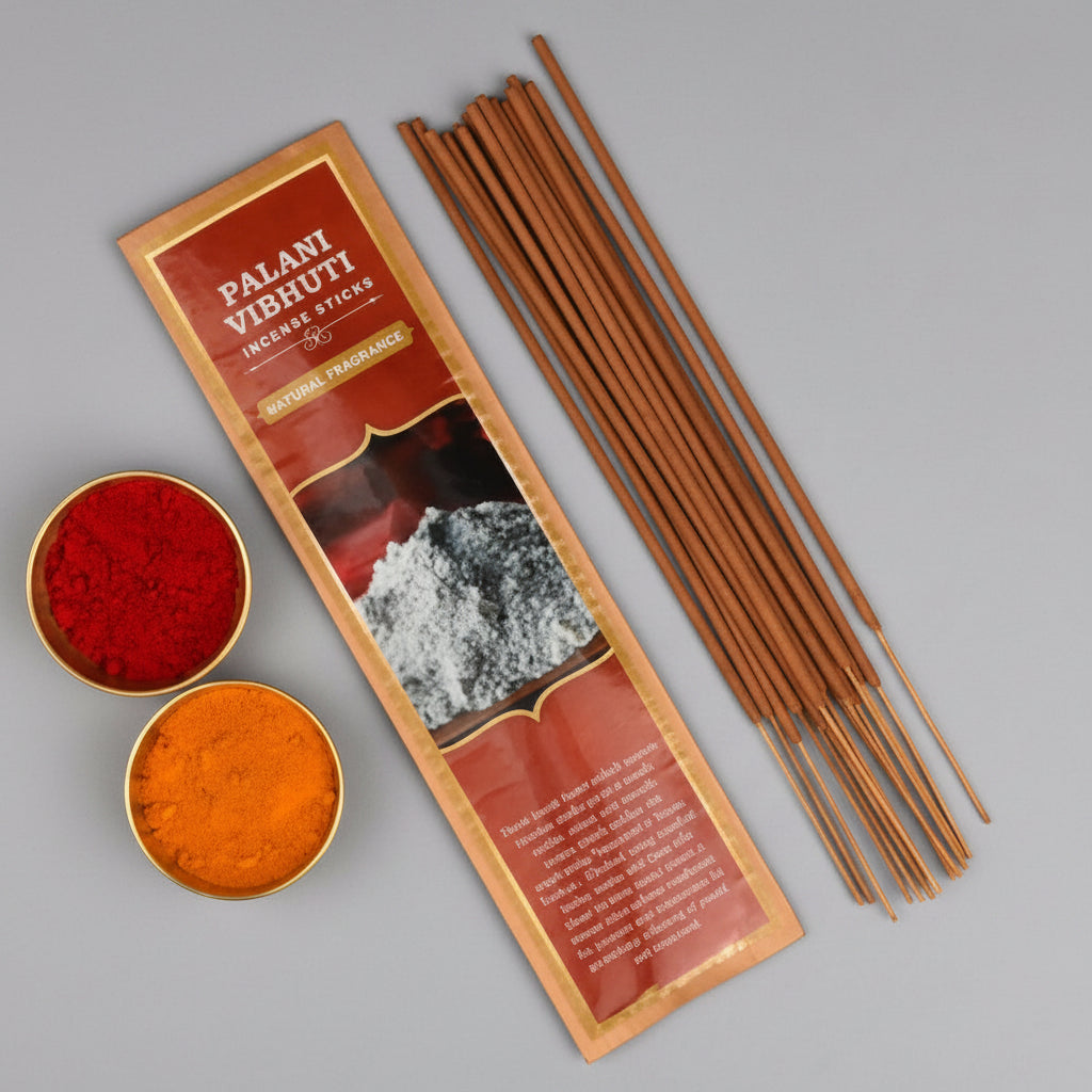 Palani Vibhuti Incense Sticks (Natural Fragrance)-15 Sticks