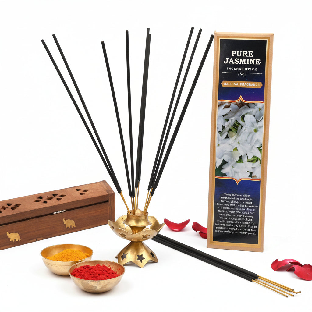 Pure Jasmine Incense Stick (Natural Fragrance)-30 Sticks