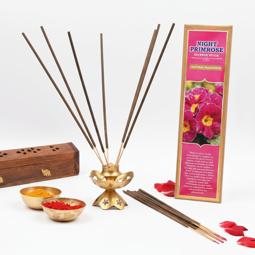 Night Primrose Incense Stick (Natural Fragrance)-15 Sticks