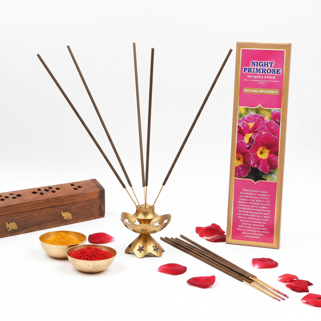 Night Primrose Incense Stick (Natural Fragrance)-30 Sticks