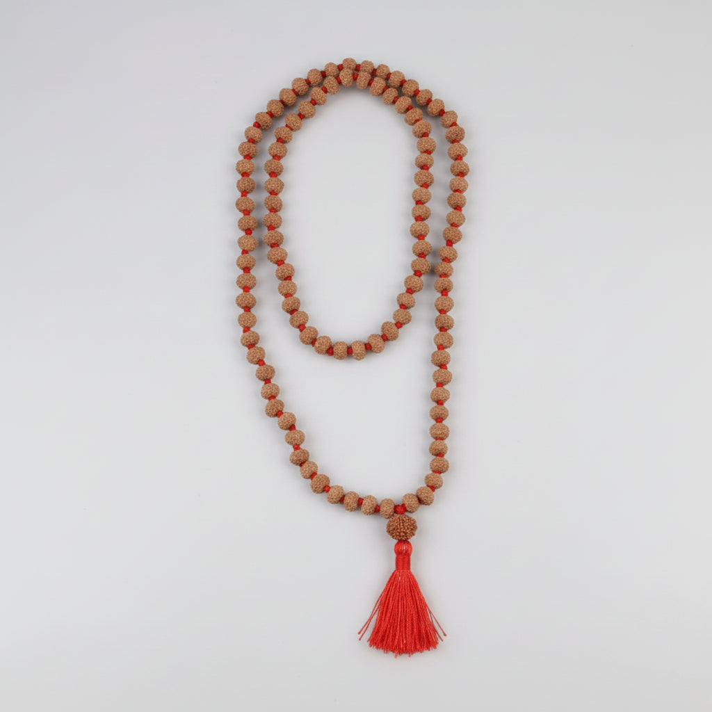 Rare 7 Mukhi Mahalaxmi Mala - 7 mm Button Shape