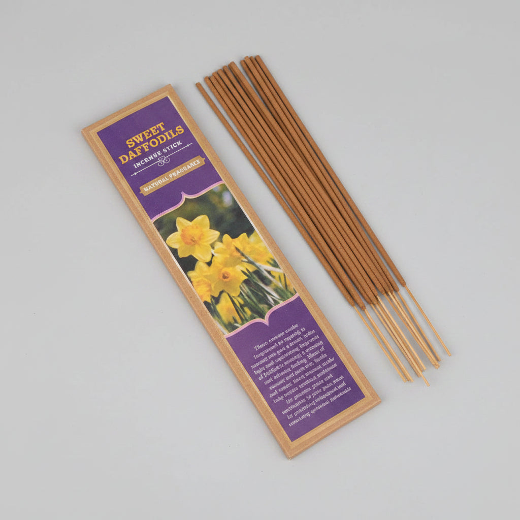 Sweet Daffodils Incense Stick (Natural Fragrance)-30 Sticks