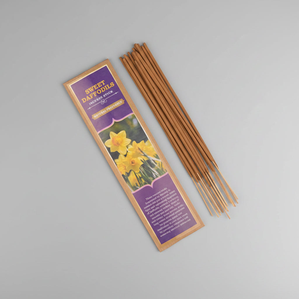 Sweet Daffodils Incense Stick (Natural Fragrance)-15 Sticks