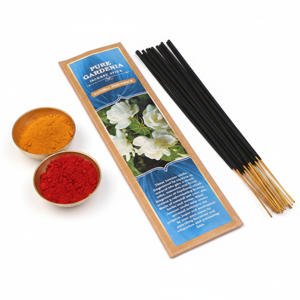 Pure Gardenia Incense Stick (Natural Fragrance)-15 Sticks