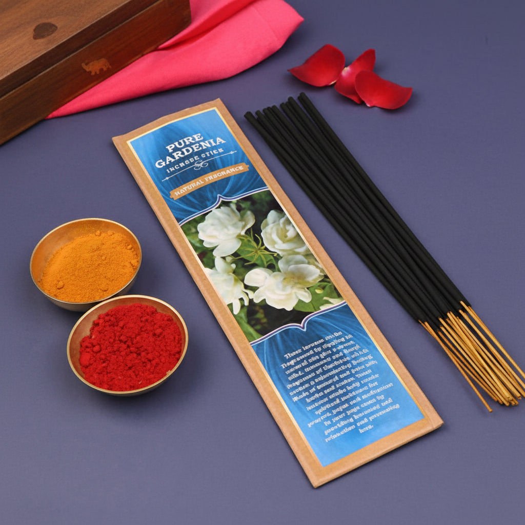 Pure Gardenia Incense Stick (Natural Fragrance)-30 Sticks