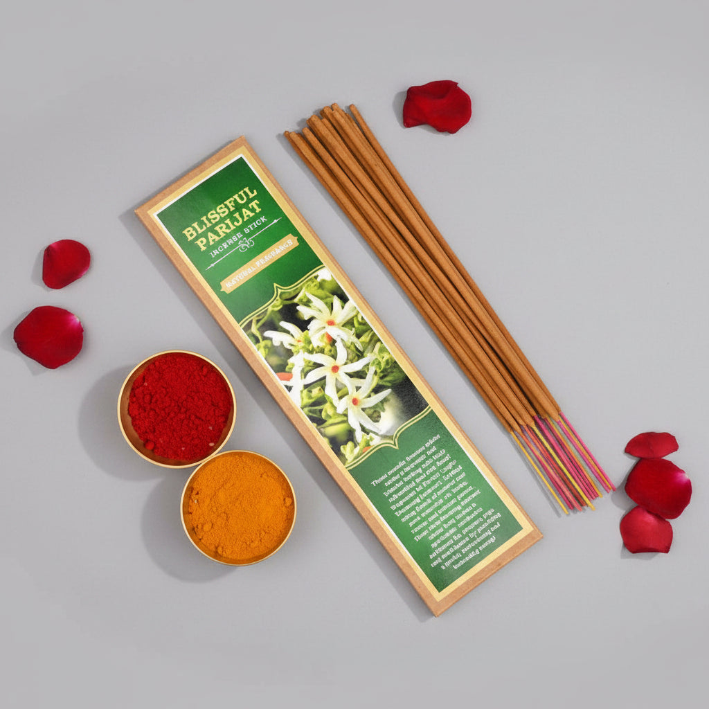 Blissful Parijat Incense Stick (Natural Fragrance)-15 Sticks