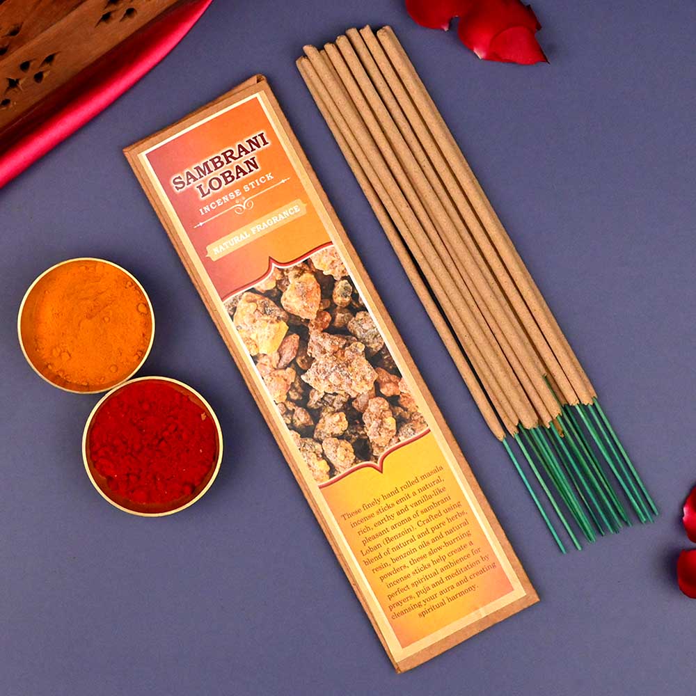 Sambrani Loban Incense Stick (Natural Fragrance)-30 Sticks