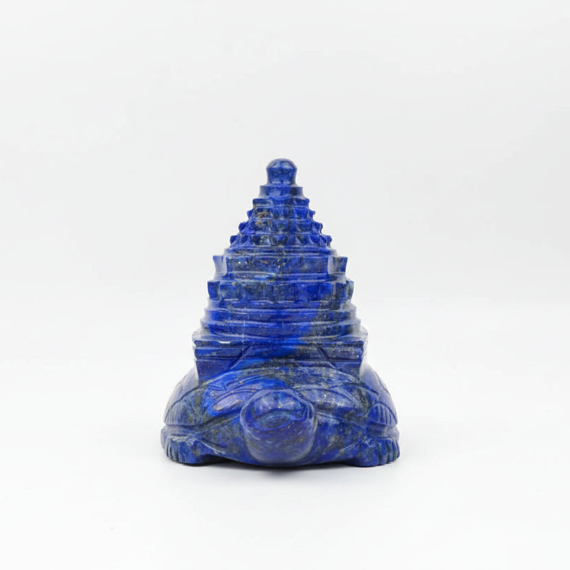 Lapis Lazuli Kurma Shree Yantra - 1086 gms