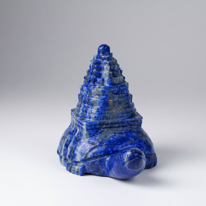 Lapis Lazuli Kurma Shree Yantra - 634 gms