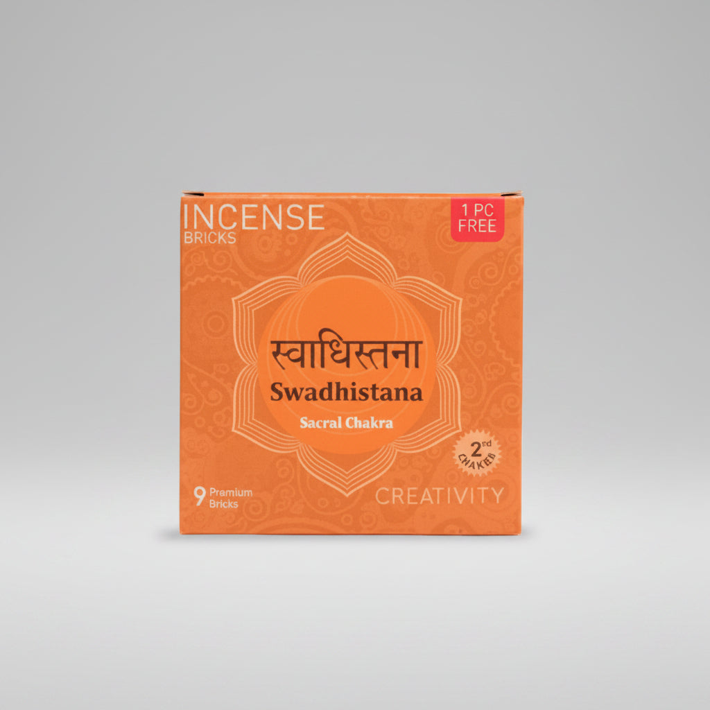 Aromafume Swadhistana Incense Bricks-Set of 12