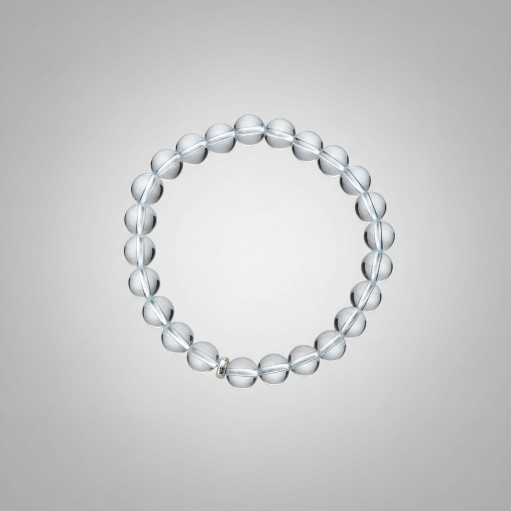Natural Blue Topaz Bracelet-6 mm