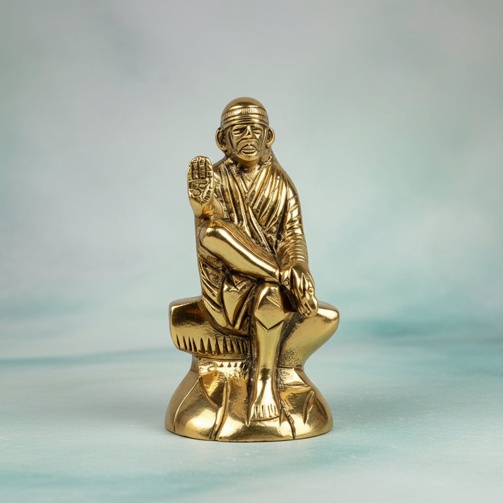 Sai Baba Brass Statue