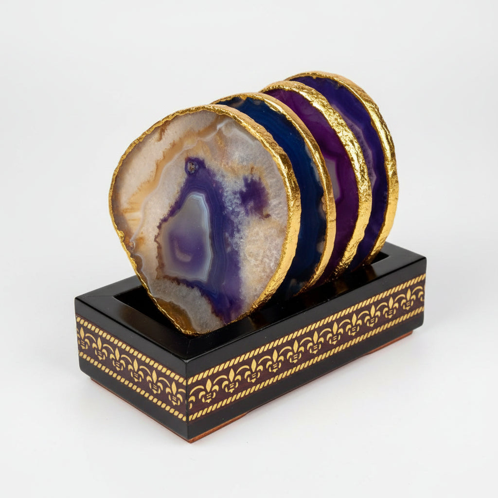Gemstone Coasters-Multicolor