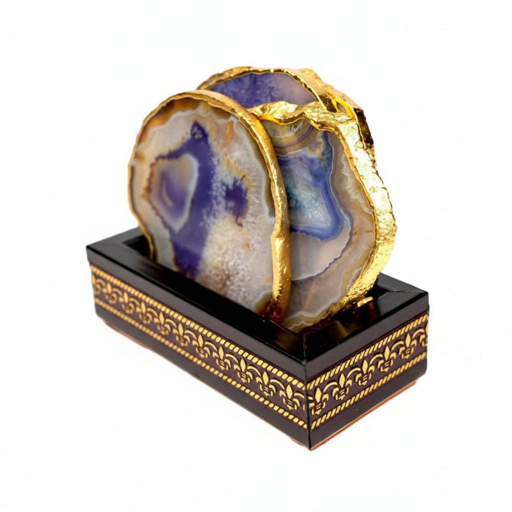 Gemstone Coasters-Grey